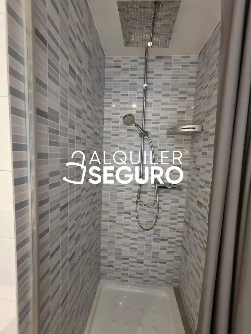 Baño de Piso de alquiler en Bilbao  con Calefacción y Amueblado