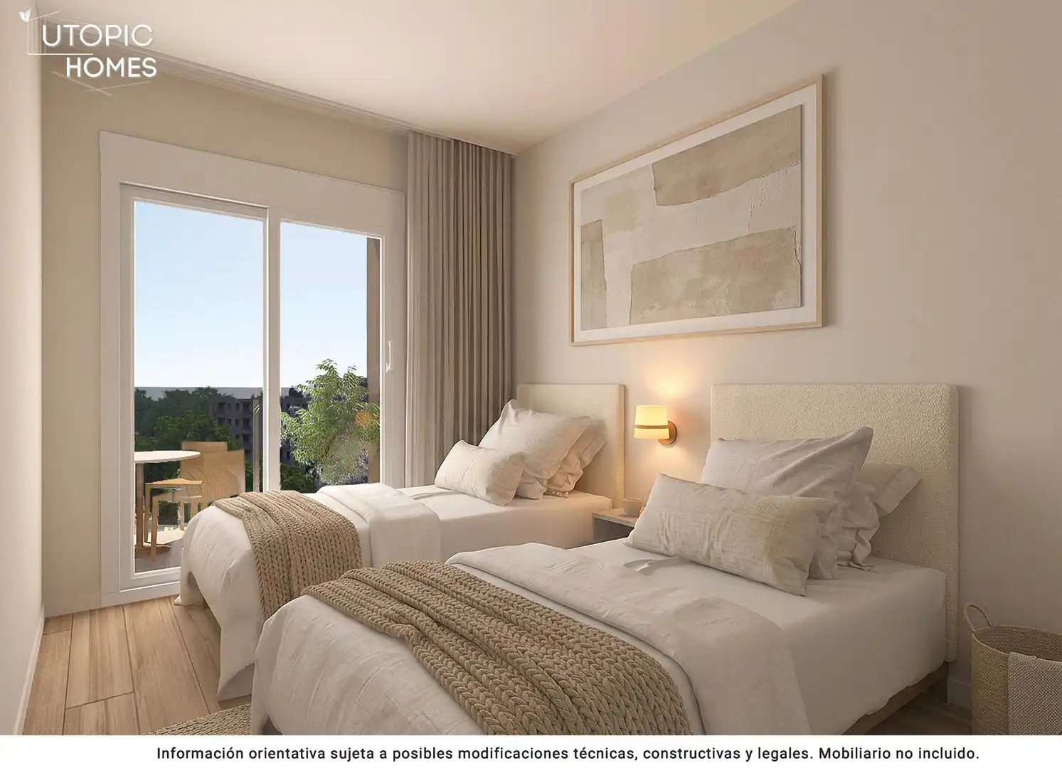 Bedroom of Flat for sale in Mutxamel  with Air Conditioner, Terrace and Community pool