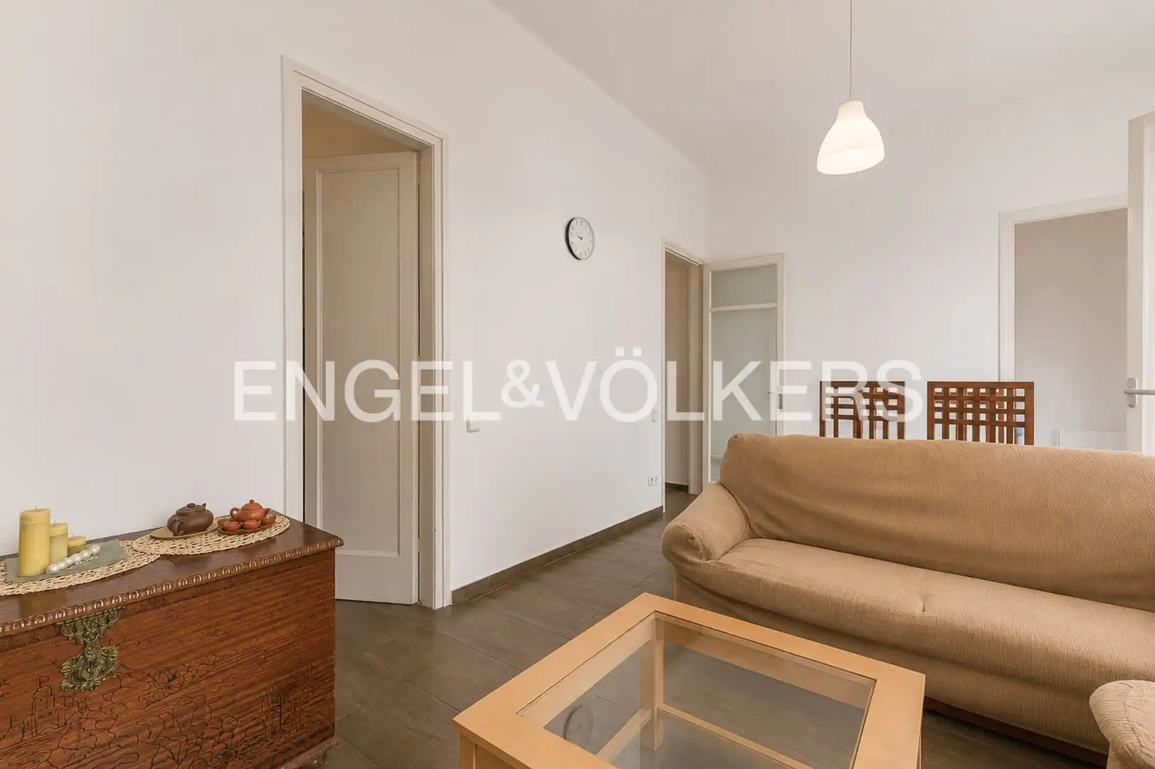 Living room of Ground floor for sale in Barcelona  with Heating, Parquet flooring and Terrace
