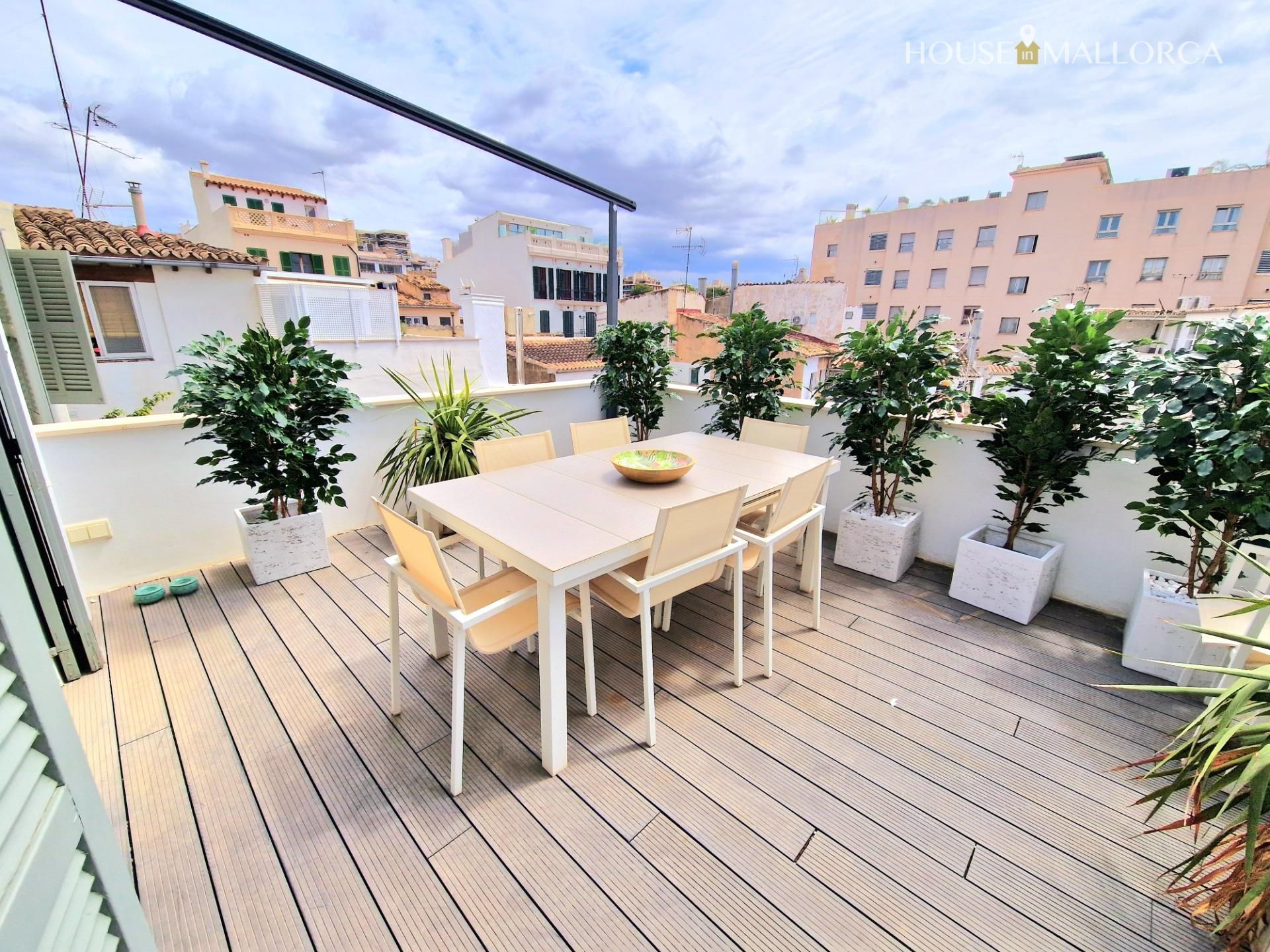 Terrassa de Àtic en venda en  Palma de Mallorca amb Aire condicionat, Calefacció i Terrassa