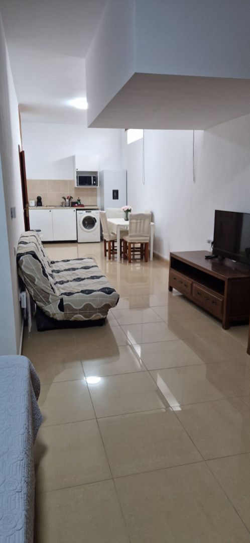 Sala de estar de Estudio de alquiler en Icod de los Vinos con Amueblado, Lavadora y Microondas