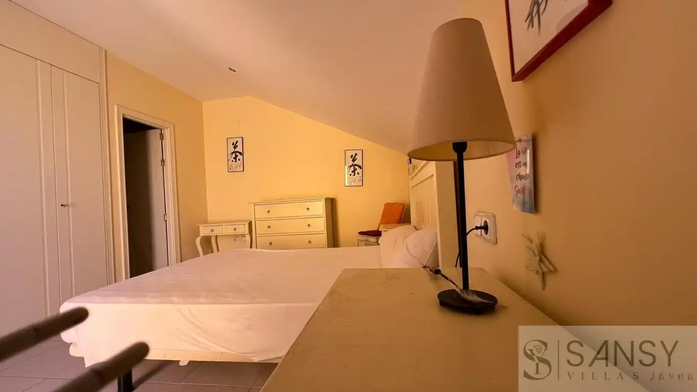 Bedroom of Attic for sale in Dénia  with Air Conditioner, Storage room and Community pool
