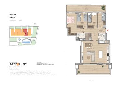 Piso de obra nueva con piscina en venta en Carrer de Pierre Vilar 3