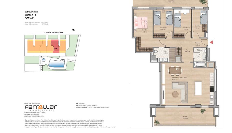 Photo 1 of Flat for sale in Carrer de Pierre Vilar, 3, Barenys, Tarragona