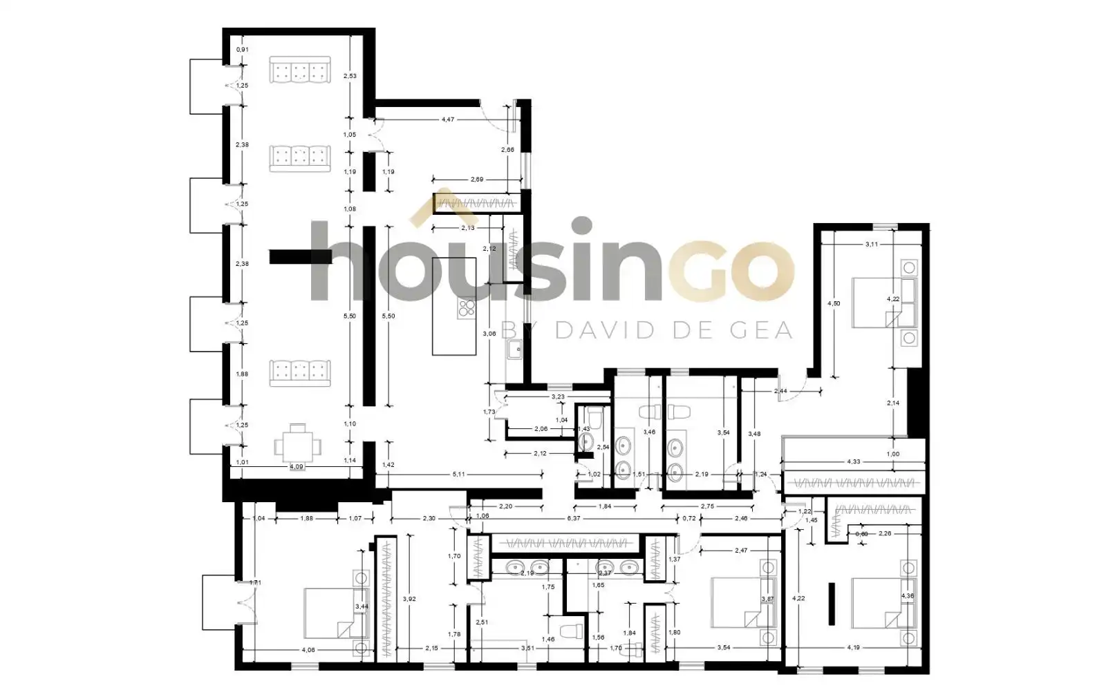 Piso en venta en Madrid con Aire acondicionado, Calefacción y Parquet