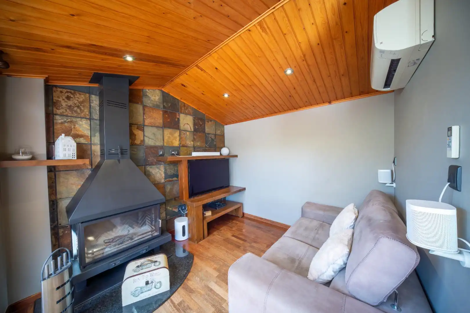 Sala de estar de Piso en venta en Igualada con Aire acondicionado, Calefacción y Parquet