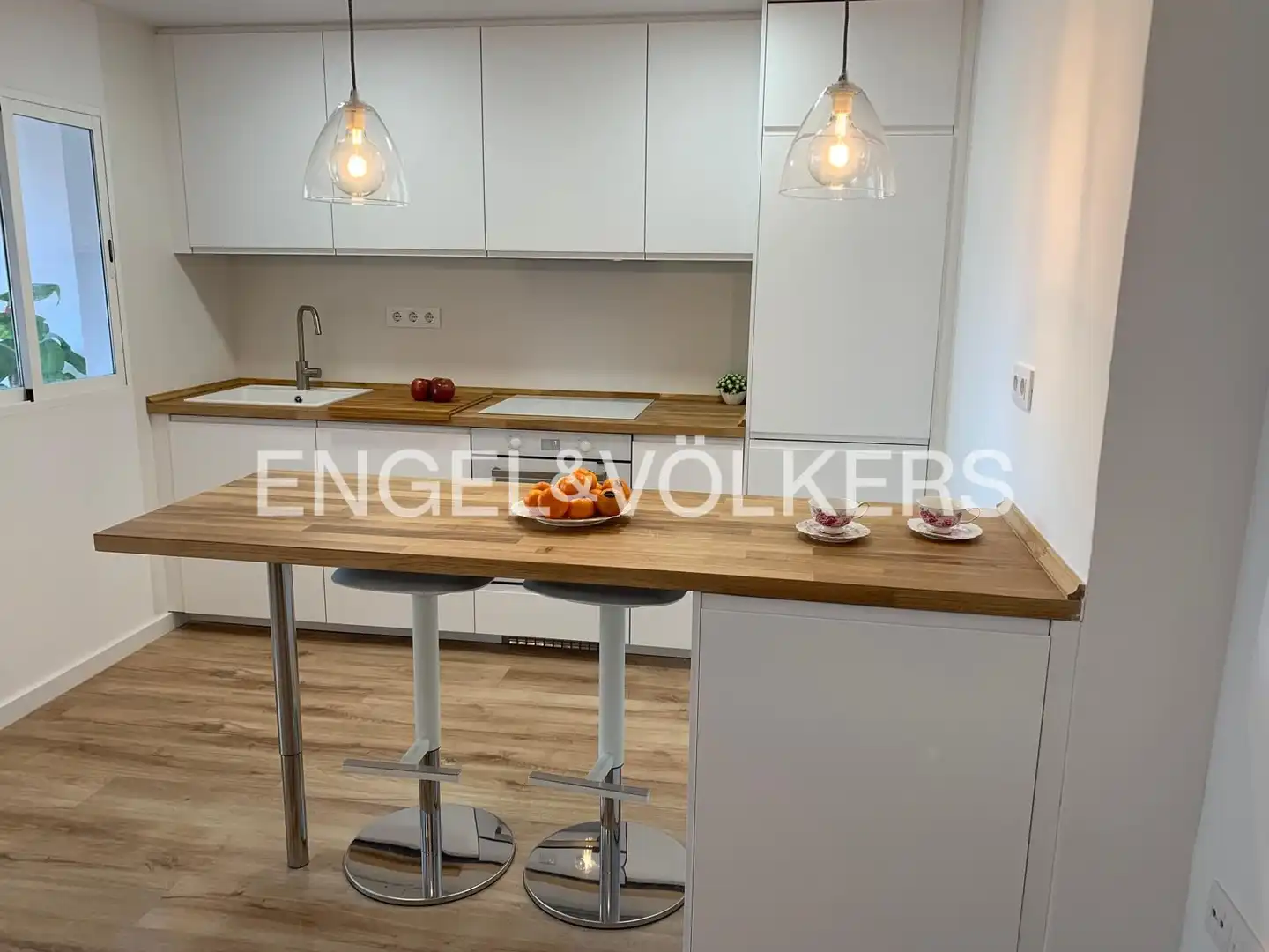 Cocina de Piso de alquiler en Valencia con Calefacción