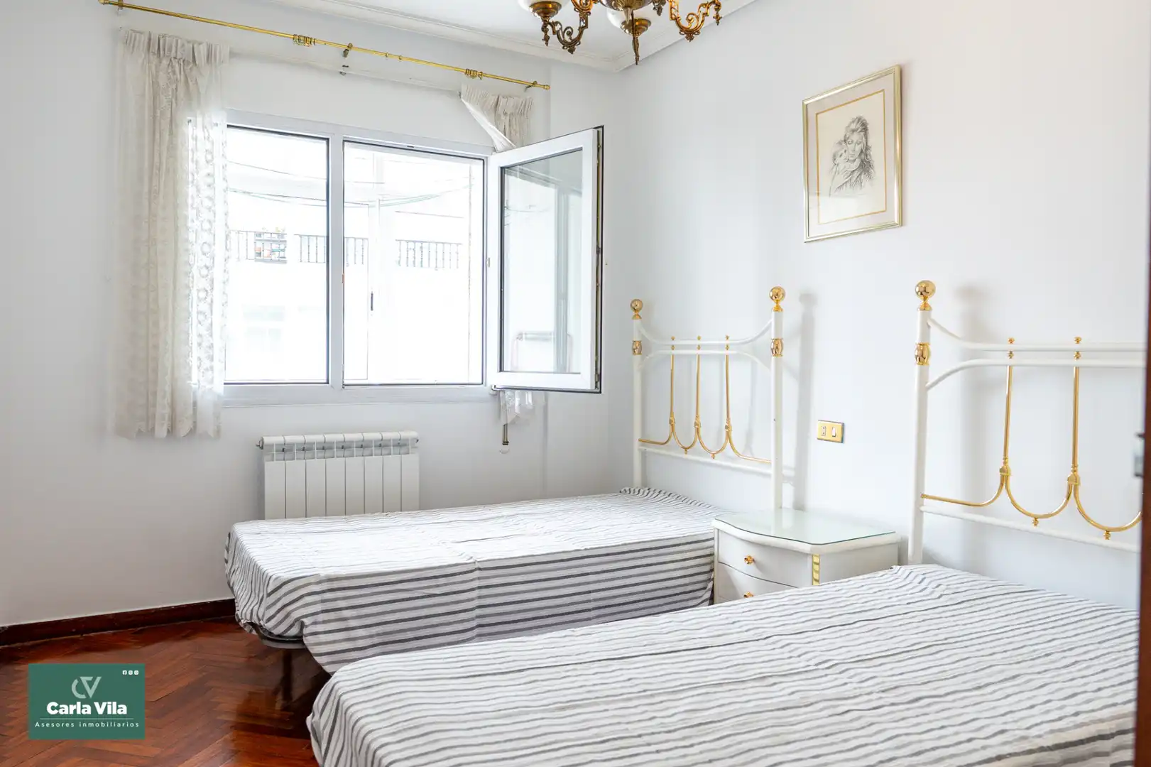 Bedroom of Flat for sale in Lugo  with Heating, Parquet flooring and Storage room