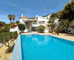 Vista exterior de Casa o xalet en venda en Moraira amb Aire condicionat, Calefacció i Jardí privat