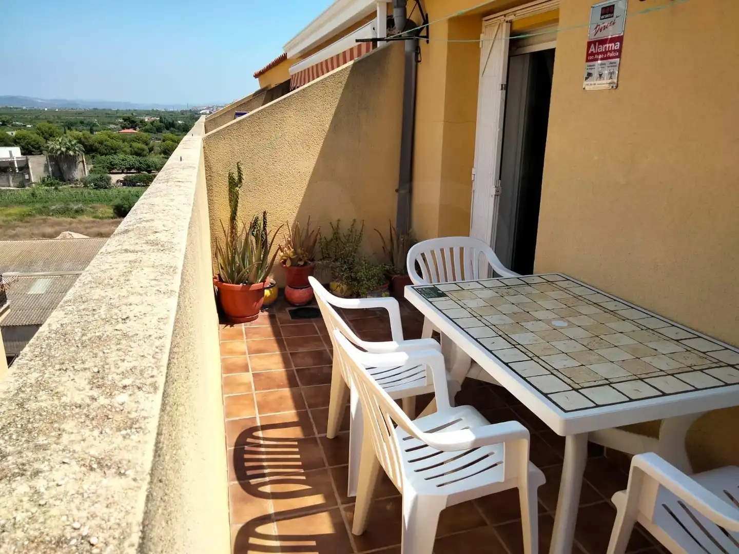 Terrasse von Maisonette zum Verkauf in Oropesa del Mar / Orpesa mit Heizung