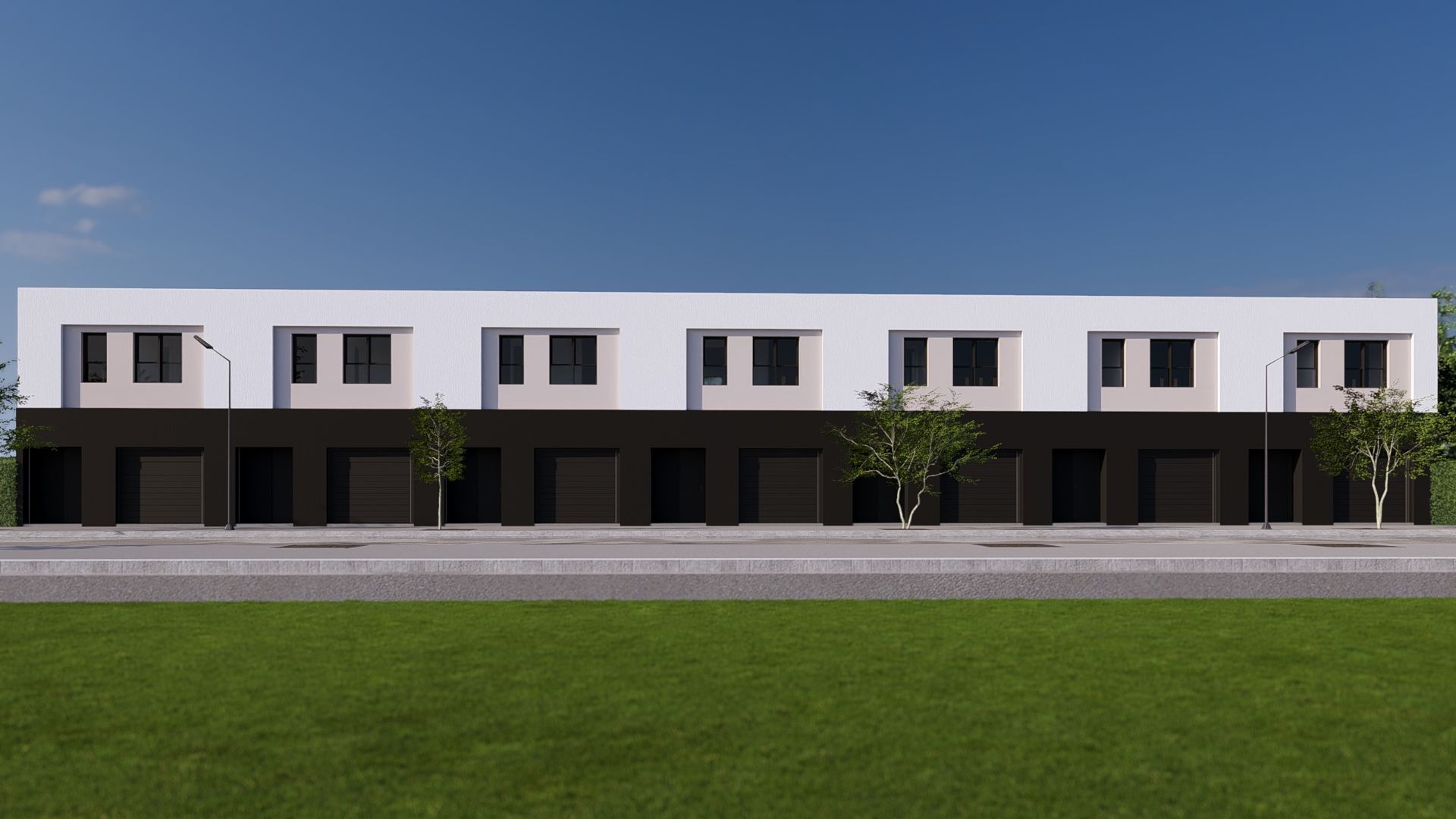 Exterior view of Single-family semi-detached for sale in Sils  with Air Conditioner, Heating and Private garden