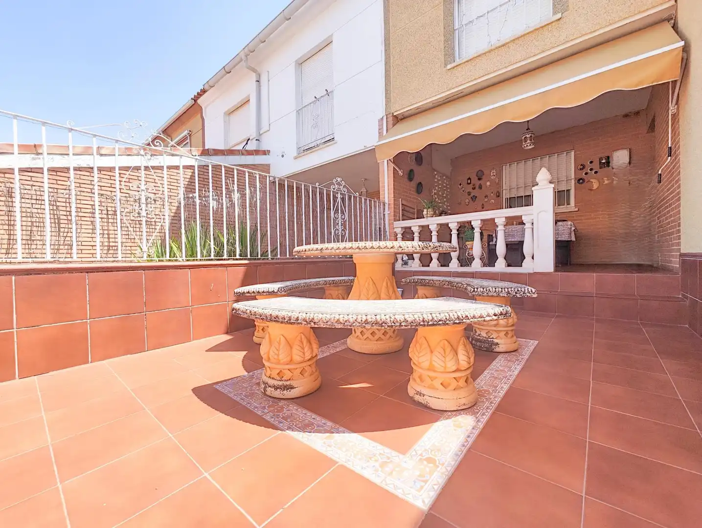 Terraza de Casa o chalet en venta en Argamasilla de Calatrava con Aire acondicionado, Calefacción y Amueblado