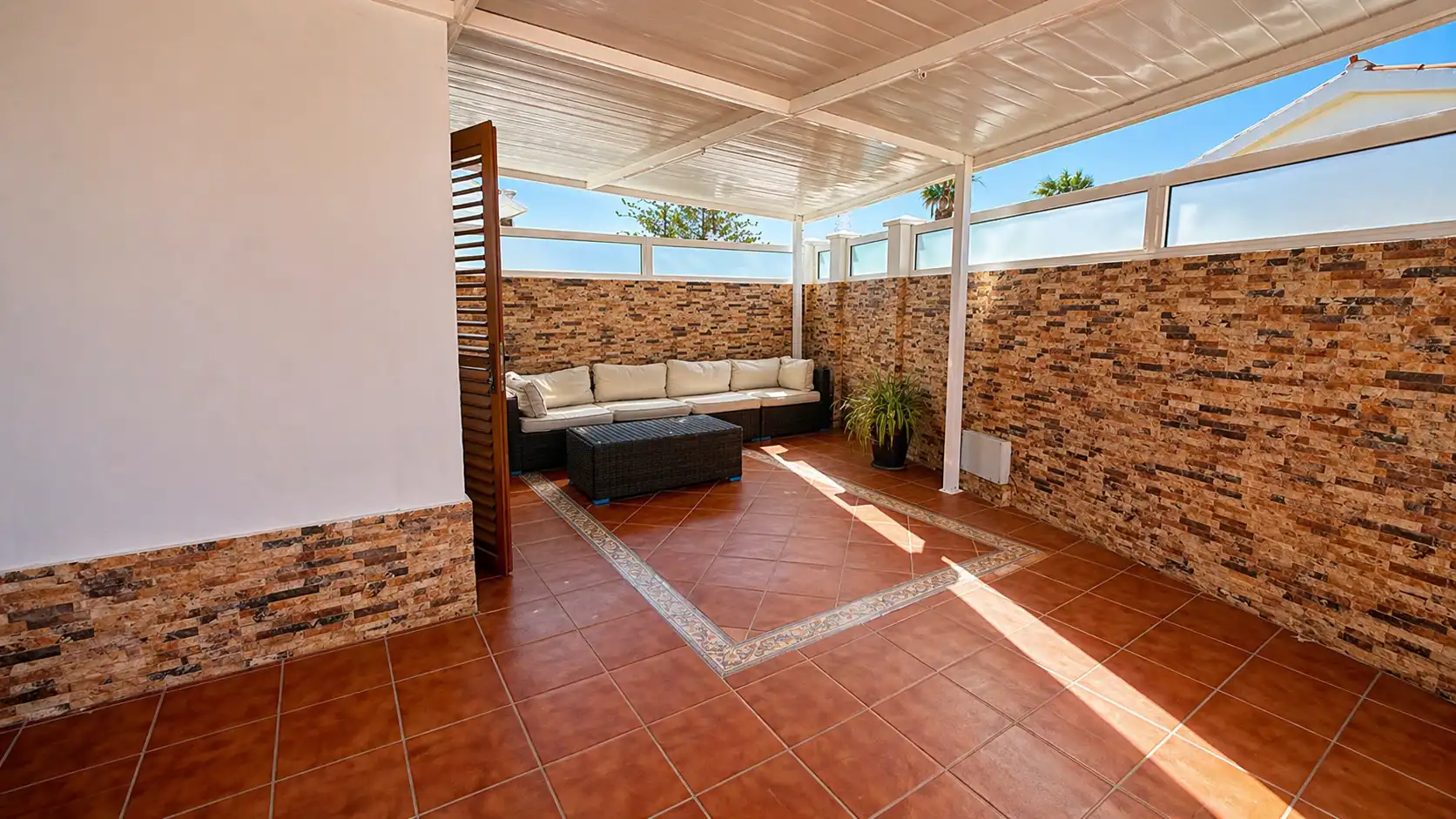 Terrassa de Casa o xalet de lloguer en San Bartolomé de Tirajana amb Aire condicionat, Jardí privat i Terrassa