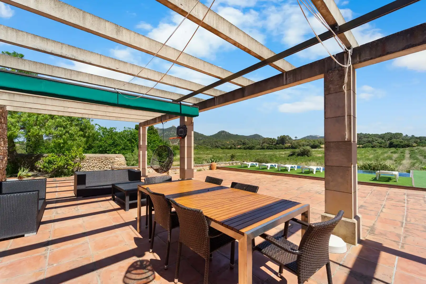 Terrassa de Finca rústica en venda en Felanitx amb Traster, Piscina i Moblat