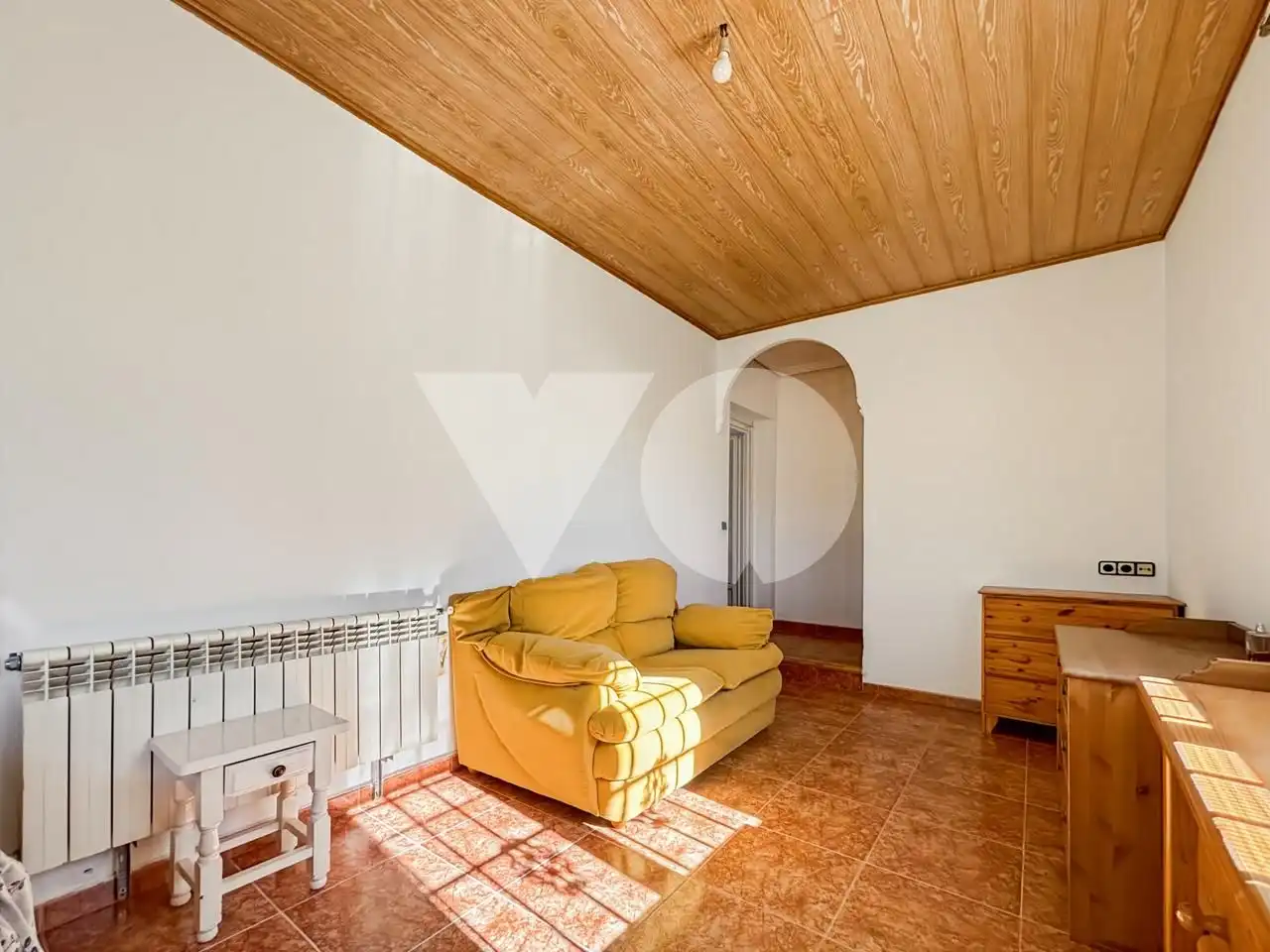 Sala d'estar de Casa o xalet en venda en Galapagar amb Calefacció, Jardí privat i Terrassa