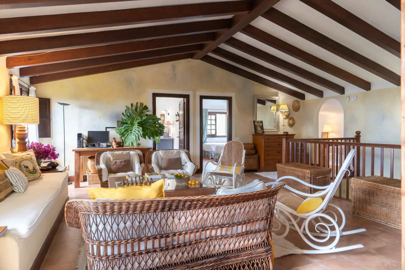 Sala de estar de Casa o chalet de alquiler en Tegueste con Jardín privado, Terraza y Amueblado