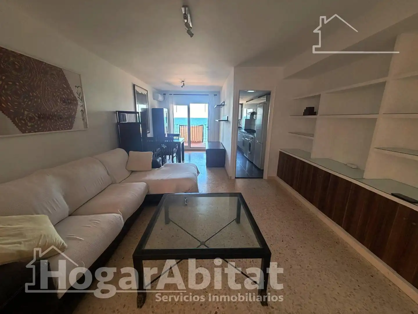 Sala de estar de Piso en venta en Alboraya con Calefacción y Piscina comunitaria