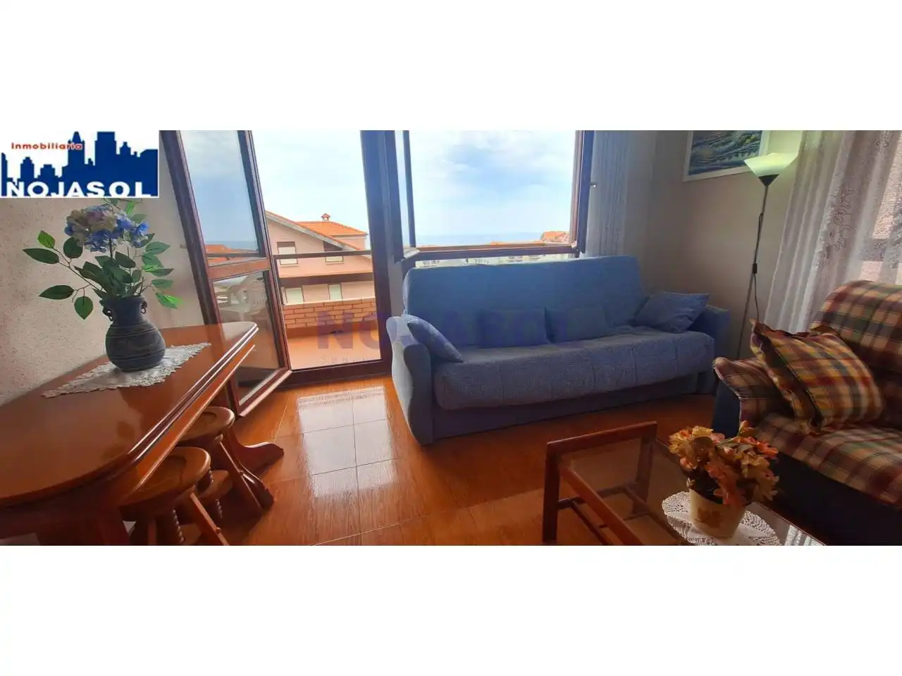 Terrassa de Apartament de lloguer en Noja amb Calefacció, Terrassa i Moblat
