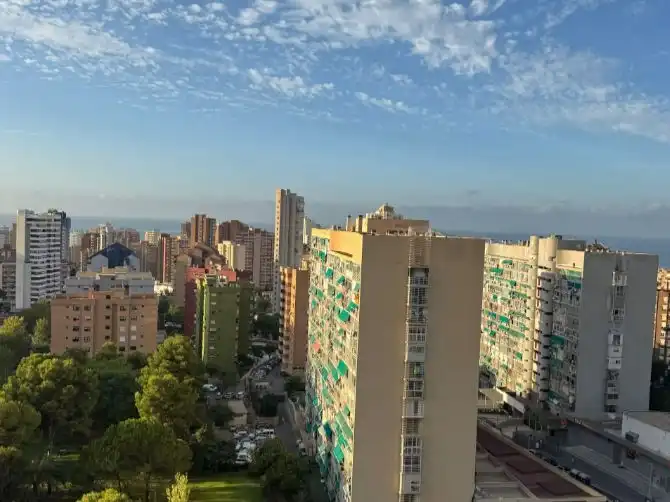 Exterior view of Flat for rent in Benidorm  with Air Conditioner, Heating and Parquet flooring