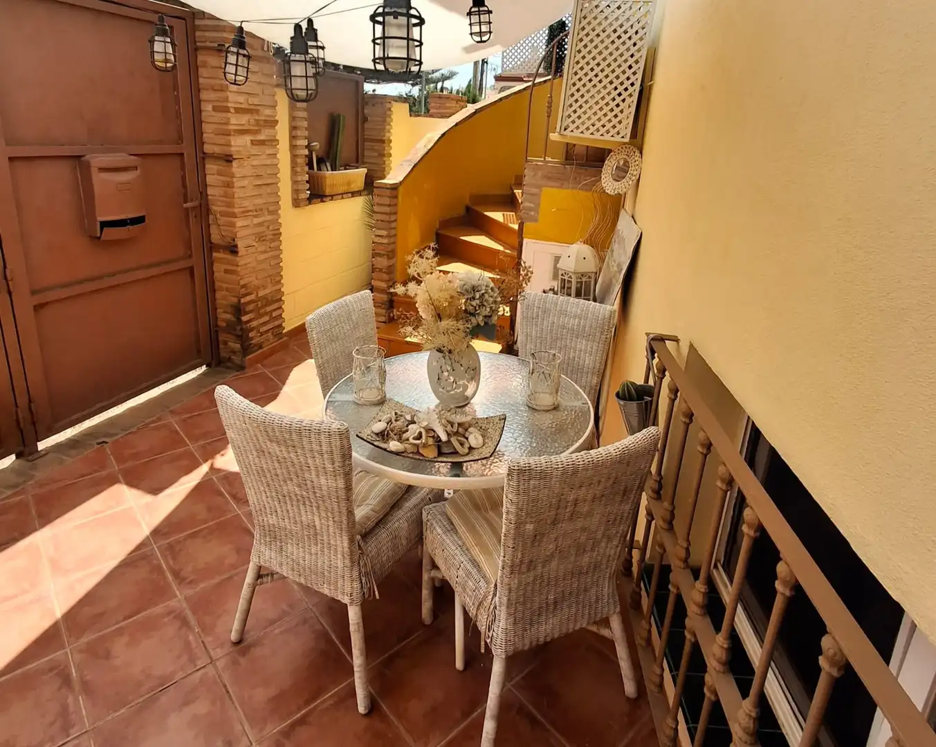 Terraza de Casa adosada en venta en Málaga con Aire acondicionado y Balcón