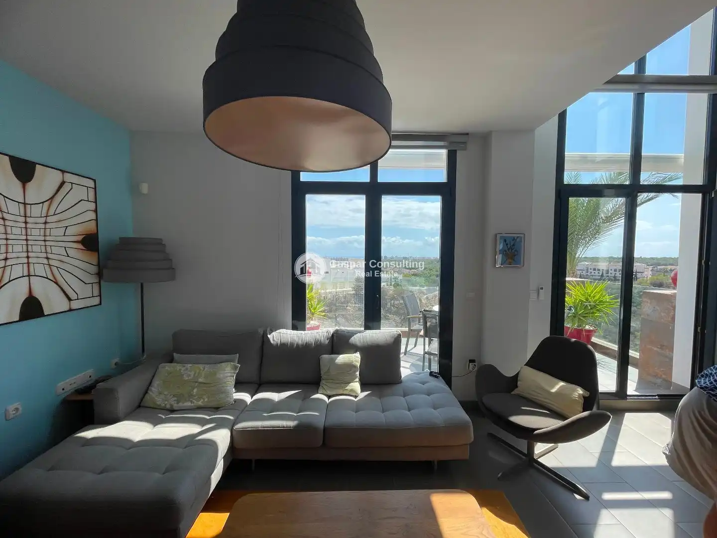 Sala d'estar de Àtic en venda en Orihuela amb Aire condicionat, Calefacció i Terrassa
