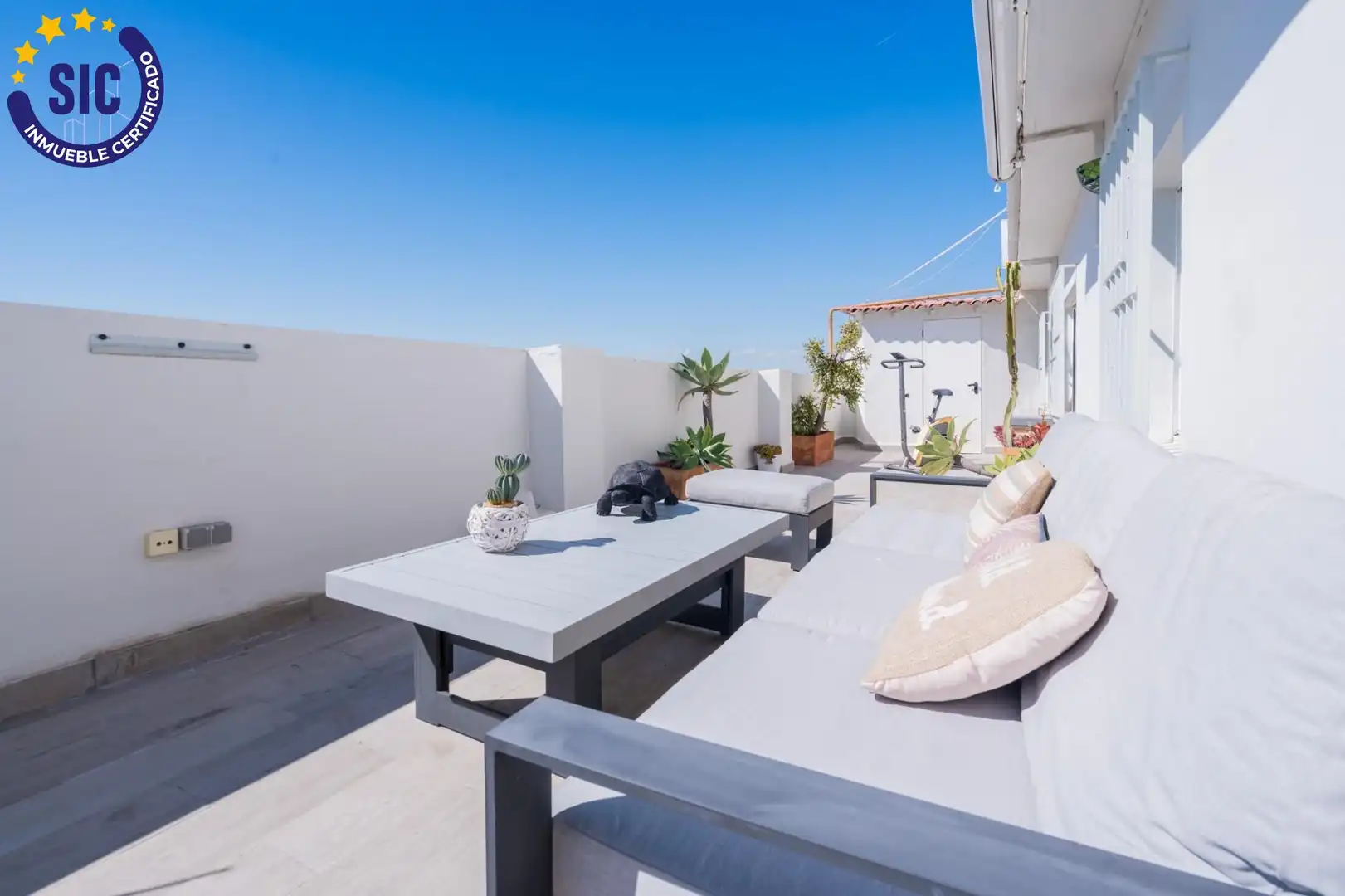Terraza de Ático en venta en Valencia con Aire acondicionado, Calefacción y Parquet