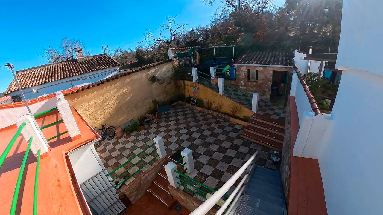Terrassa de Casa o xalet en venda en Los Marines amb Aire condicionat, Jardí privat i Moblat