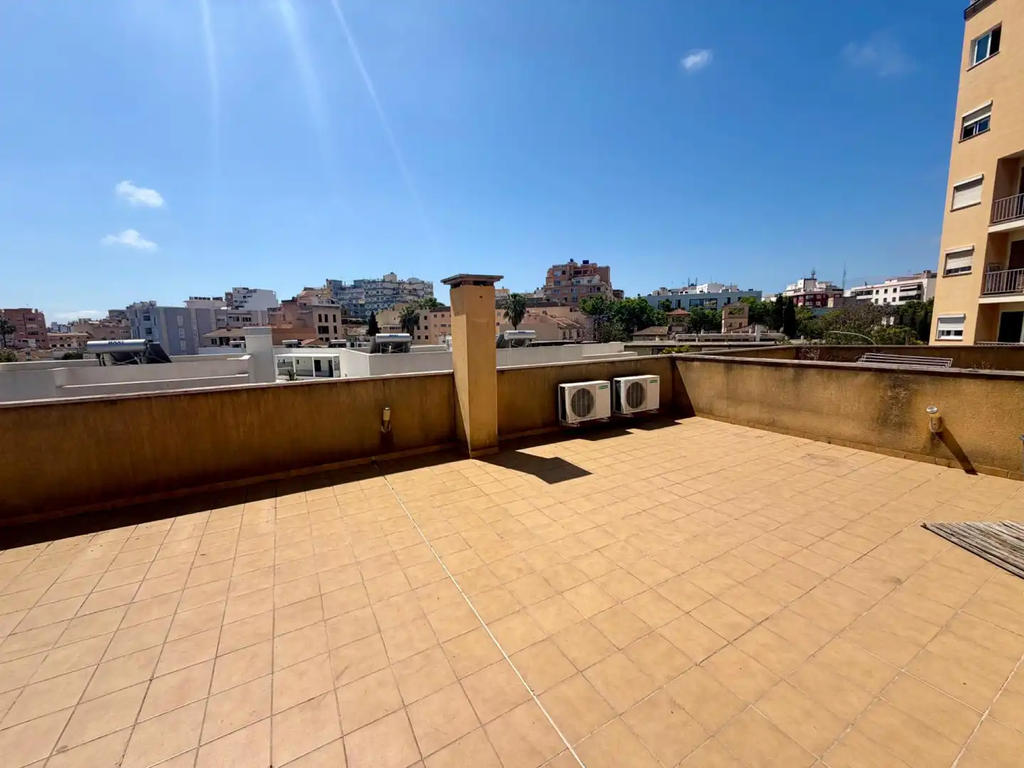 Terraza de Apartamento de alquiler en  Palma de Mallorca con Aire acondicionado, Calefacción y Terraza