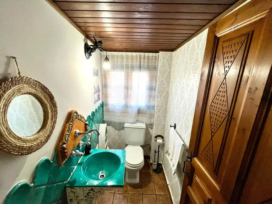 Baño de Casa adosada en venta en Villamayor de Gállego con Aire acondicionado y Terraza