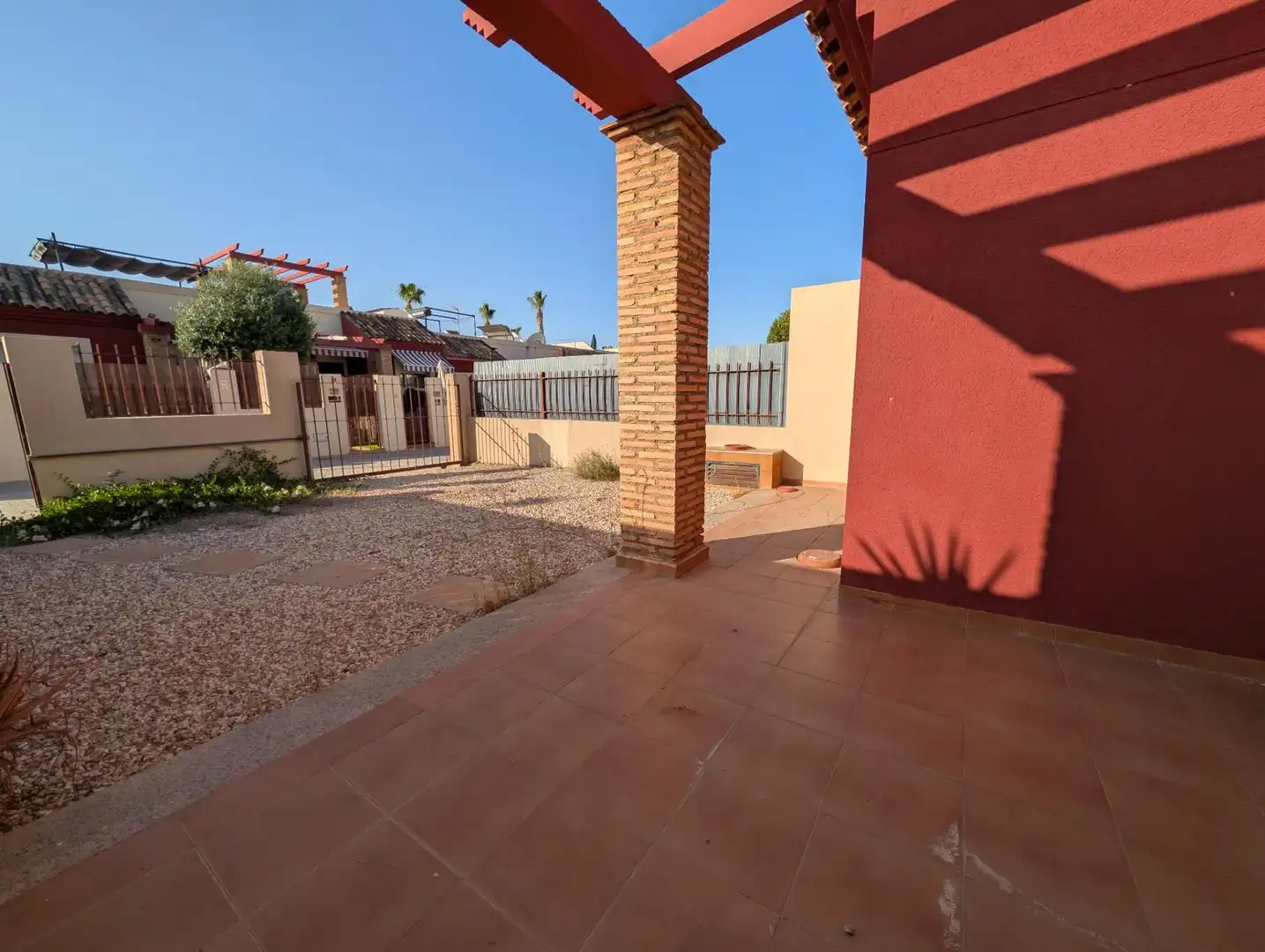 Jardí de Casa adosada en venda en Mazarrón amb Aire condicionat, Jardí privat i Piscina comunitària