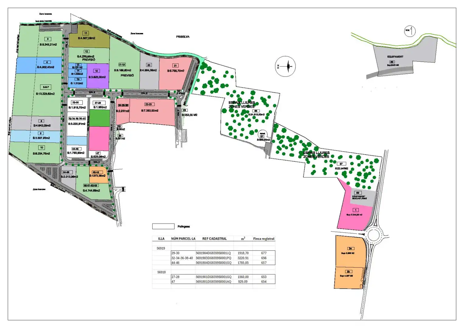 Terreno industrial en venta en Campllong