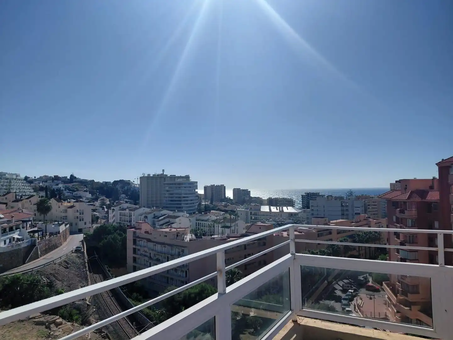 Vista exterior de Pis de lloguer en Fuengirola amb Aire condicionat, Terrassa i Moblat