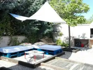 Terraza de Casa o chalet de alquiler en Cobisa con Aire acondicionado, Calefacción y Jardín privado