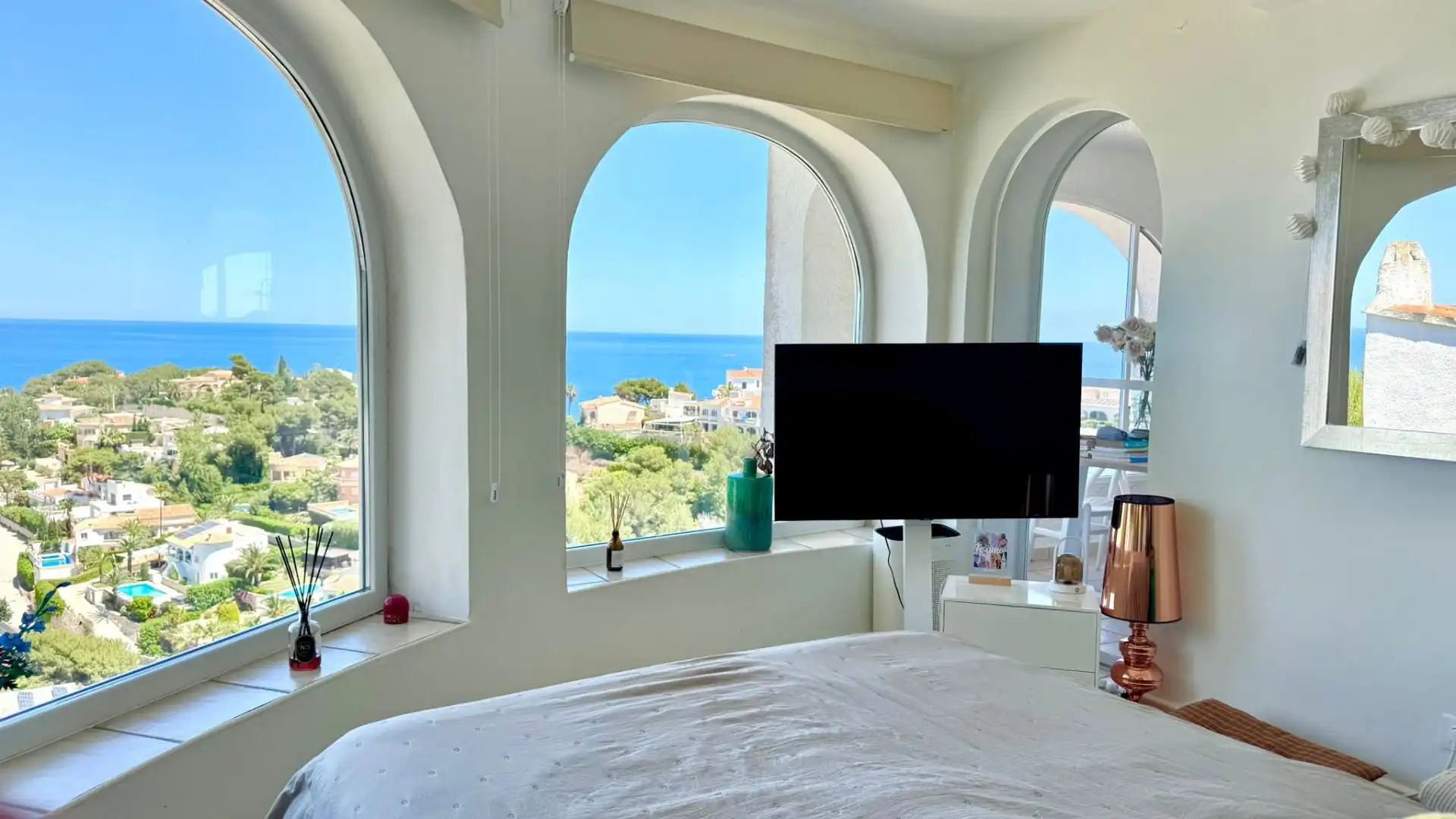 Bedroom of Houses for sale in Jávea / Xàbia  with Air Conditioner, Heating and Private garden