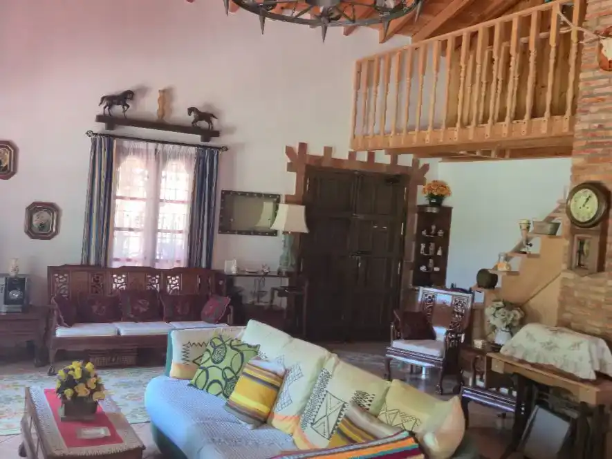 Sala d'estar de Pis en venda en Cártama amb Aire condicionat, Jardí privat i Terrassa
