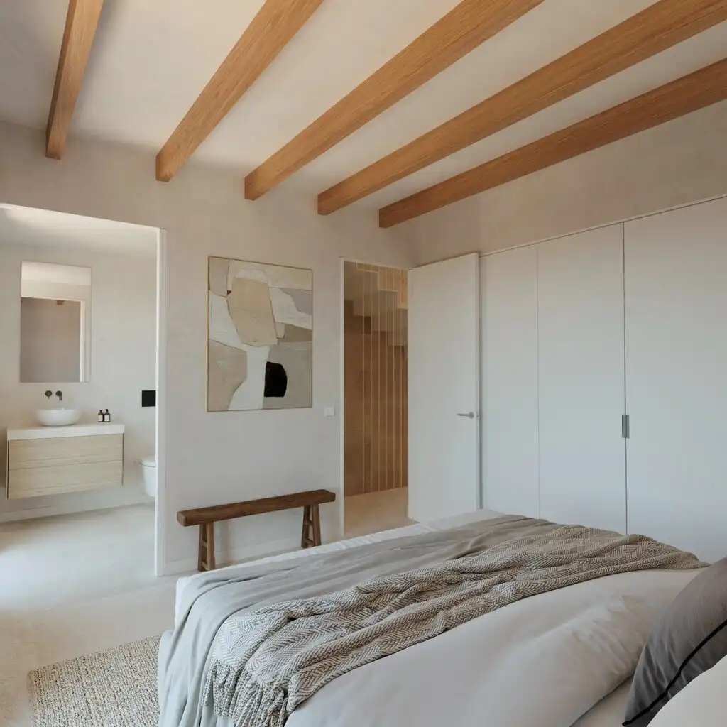 Habitación de Finca rústica en venta en Ariany con Aire acondicionado, Calefacción y Jardín privado