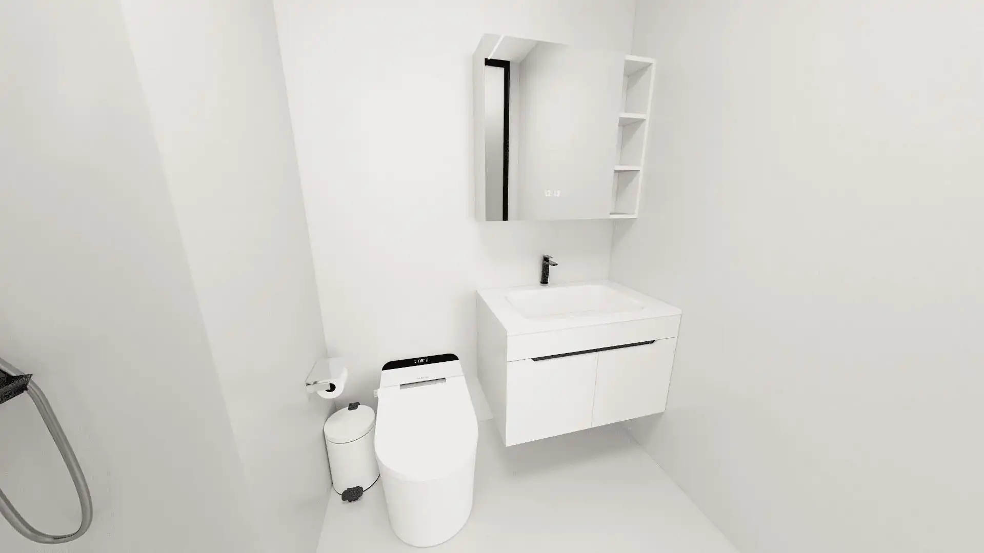 Baño de Casa o chalet en venta en Alicante / Alacant con Aire acondicionado