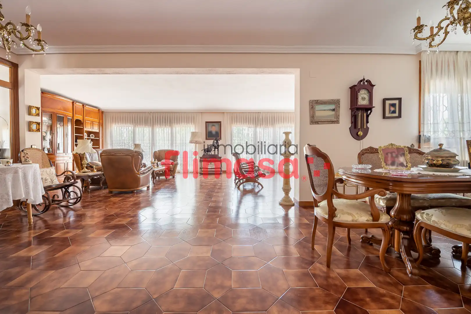 Living room of Houses for sale in Villaviciosa de Odón  with Air Conditioner, Heating and Private garden