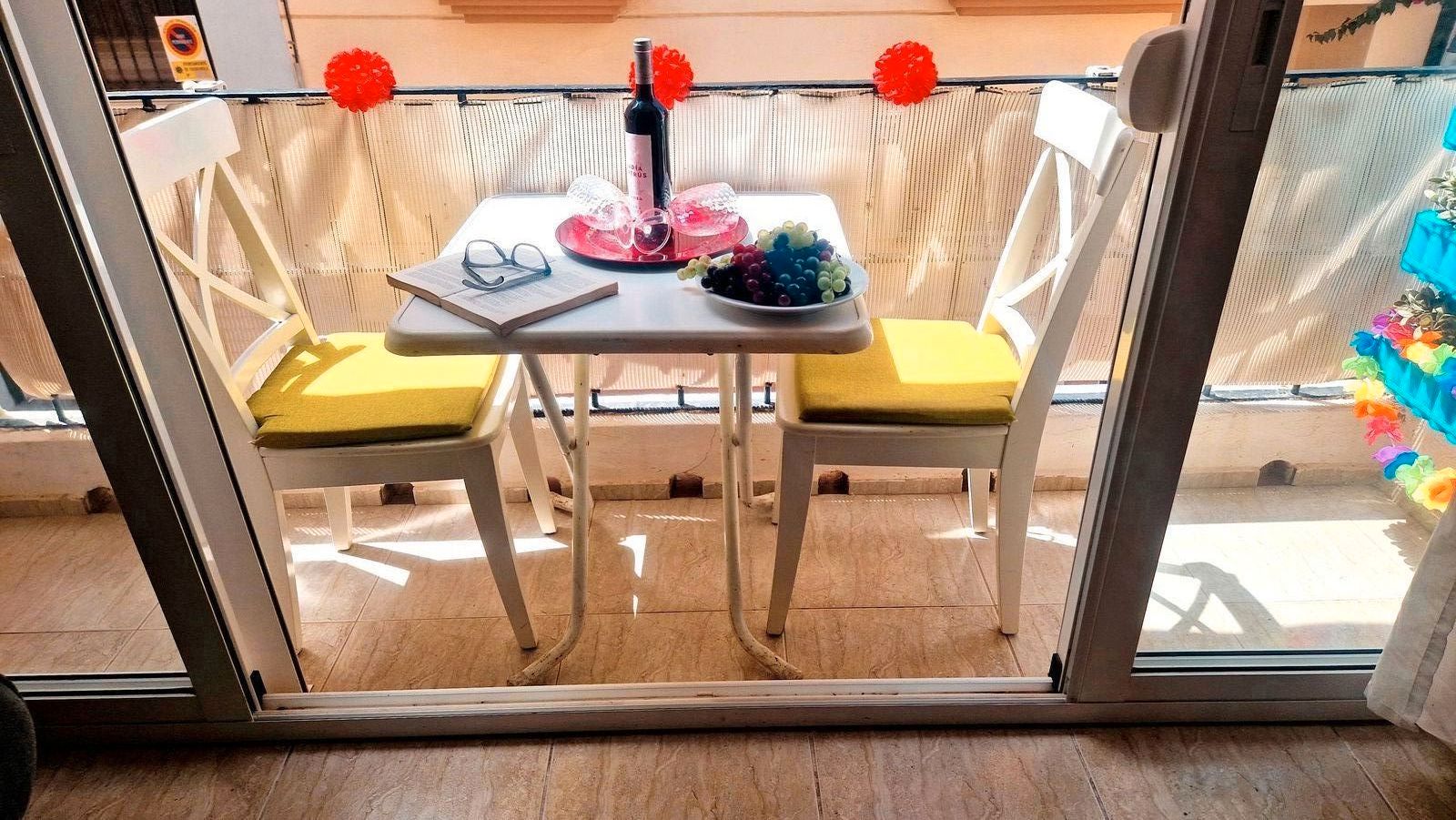 Balcony of Apartment for sale in Fuengirola  with Terrace, Furnished and Oven