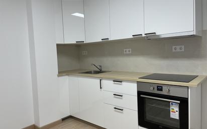 Kitchen of Flat for sale in Gijón   with Heating, Terrace and Balcony