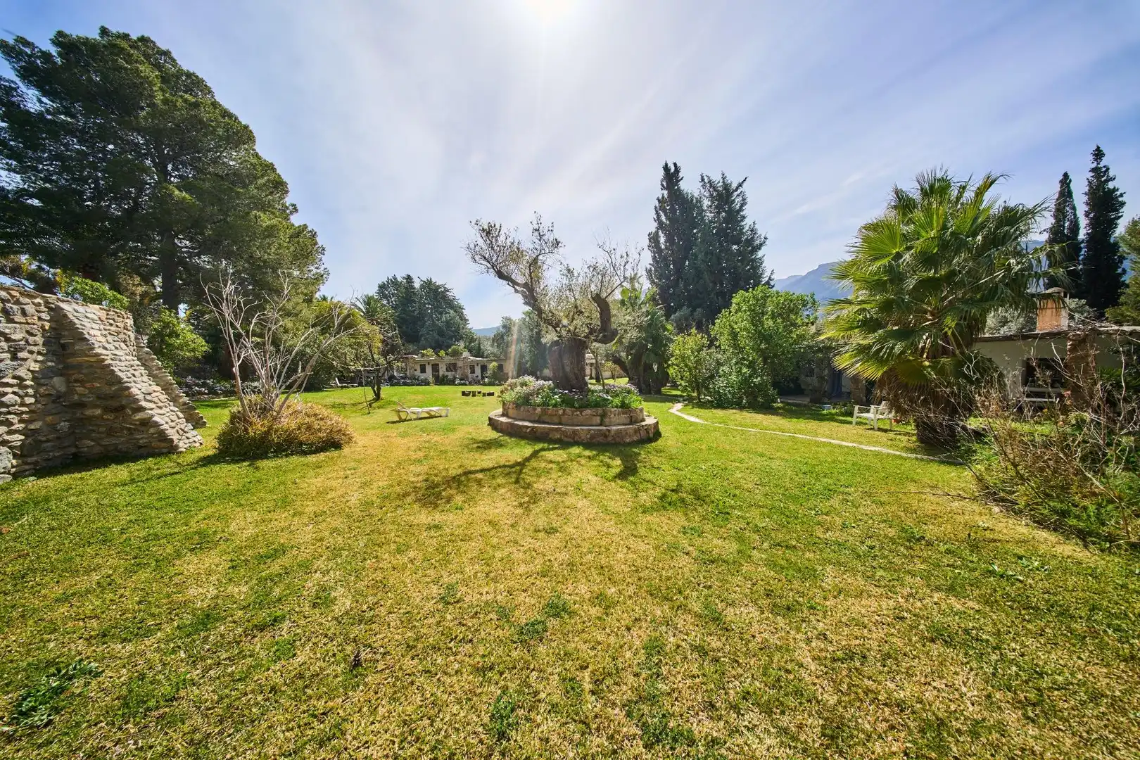 Jardí de Finca rústica en venda en Órgiva amb Jardí privat, Terrassa i Moblat