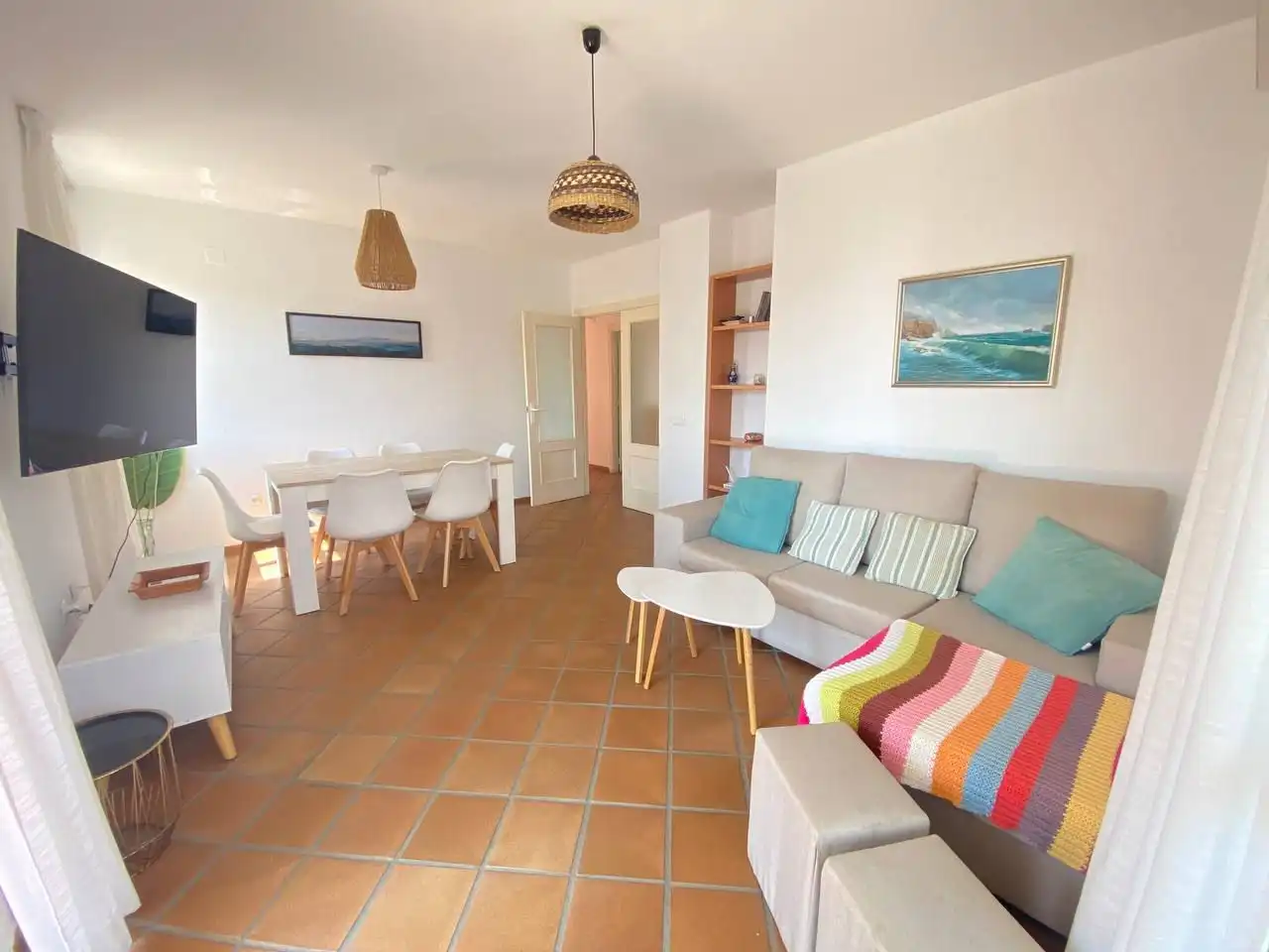 Living room of Flat for rent in Islantilla  with Air Conditioner, Terrace and Storage room