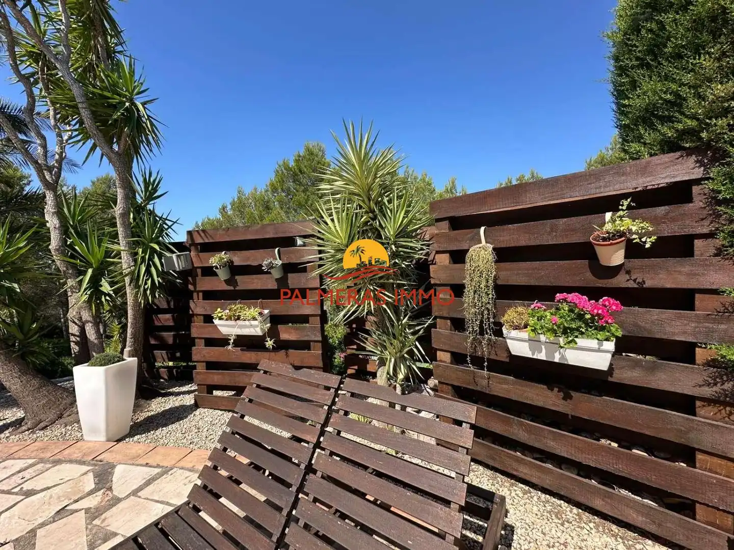 Garten von Haus oder Chalet zum Verkauf in L'Ametlla de Mar  mit Klimaanlage, Schwimmbad und Möbliert