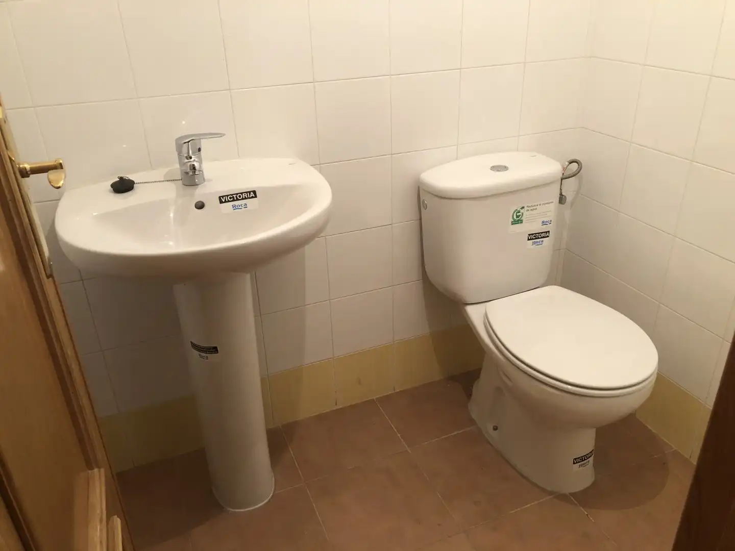 Baño de Casa adosada en venta en La Lastrilla  con Calefacción, Jardín privado y Terraza