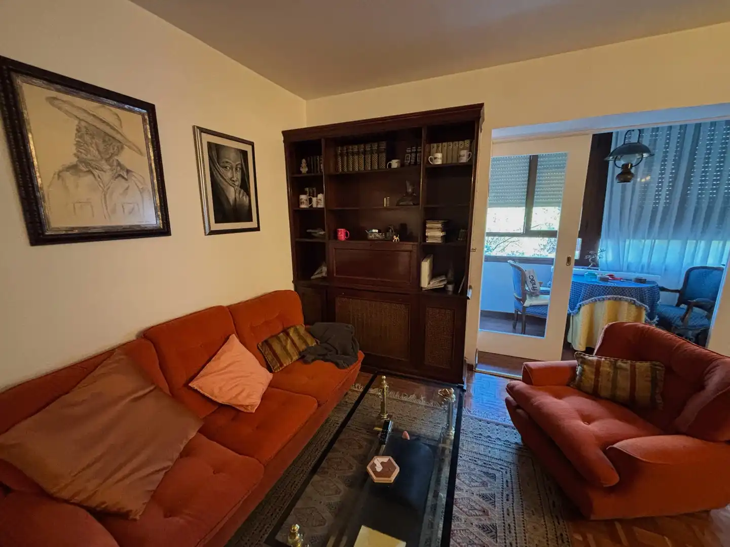 Sala d'estar de Pis en venda en Madrid amb Aire condicionat, Calefacció i Parquet