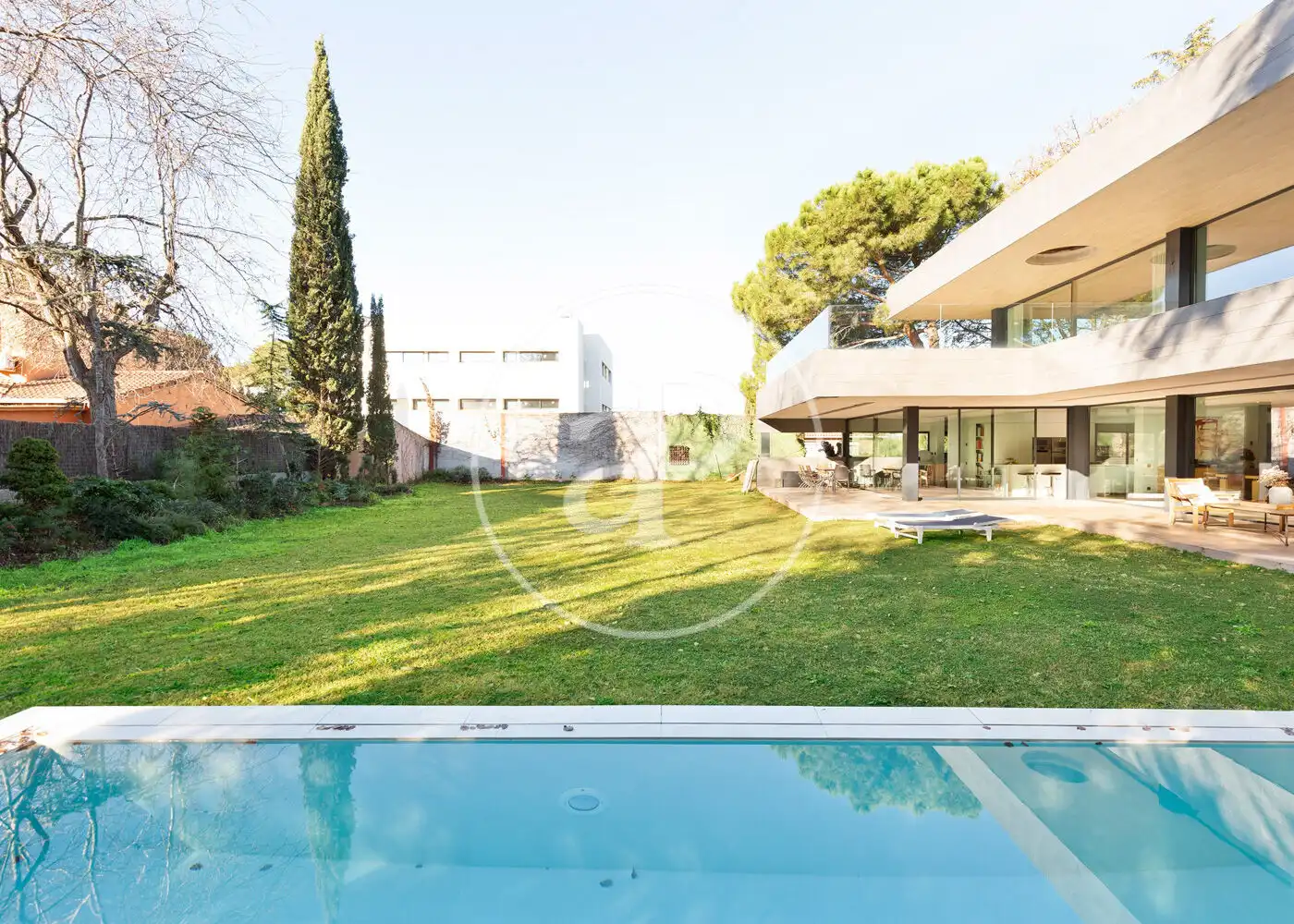 Garden of Houses for sale in Sant Cugat del Vallès  with Air Conditioner, Heating and Private garden