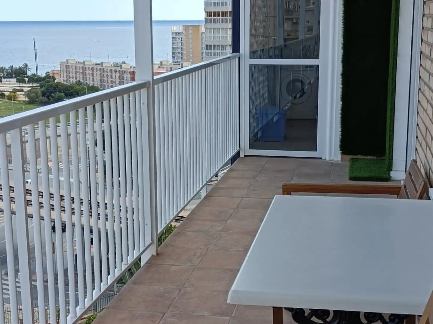 Terrasse von Wohnung zur Miete in Alicante / Alacant mit Klimaanlage, Heizung und Terrasse