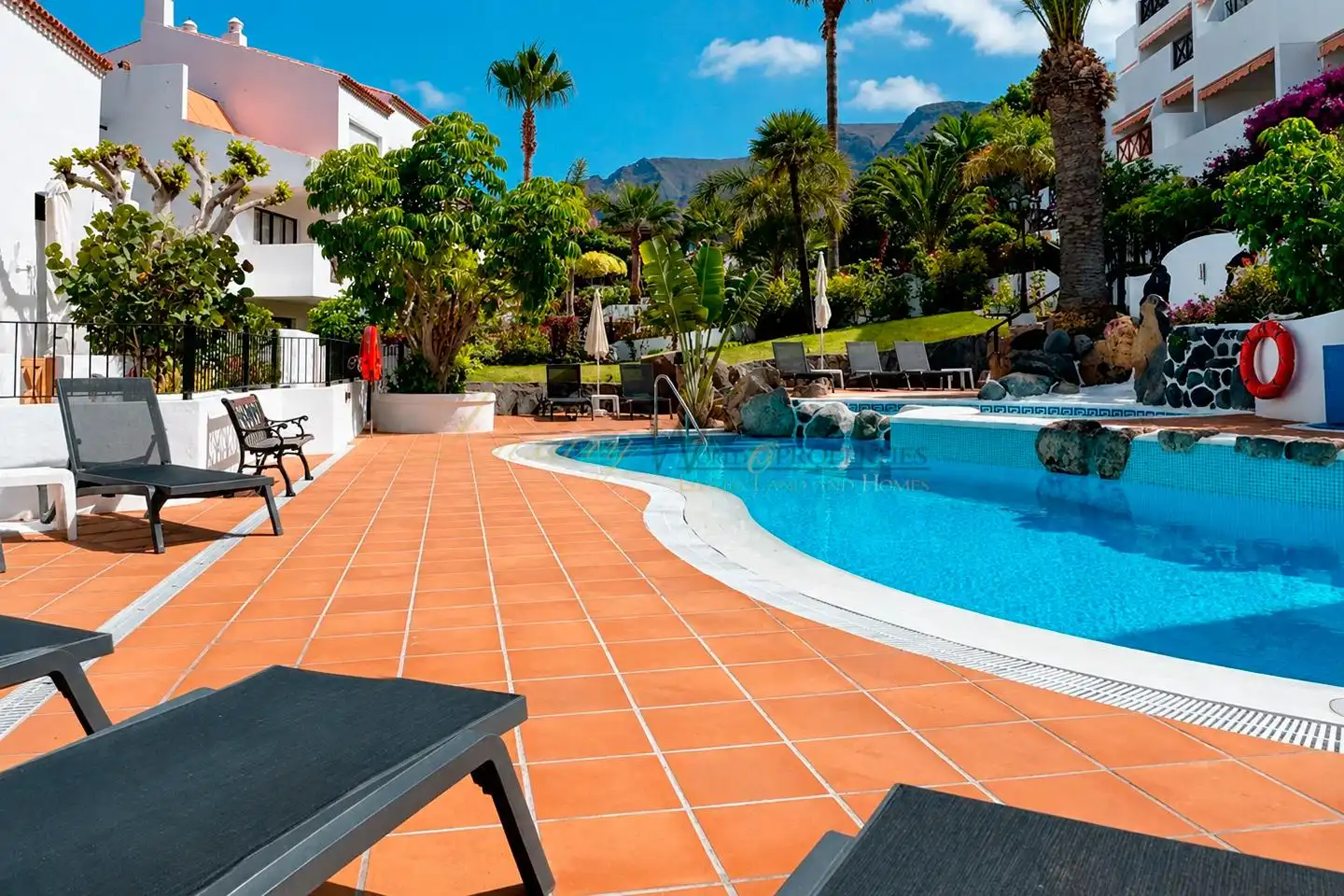 Piscina de Apartament en venda en Santiago del Teide amb Terrassa i Piscina comunitària