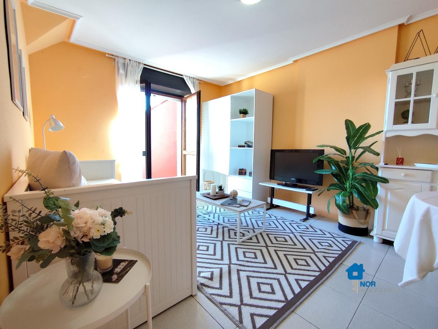 Sala de estar de Piso en venta en Bareyo con Terraza