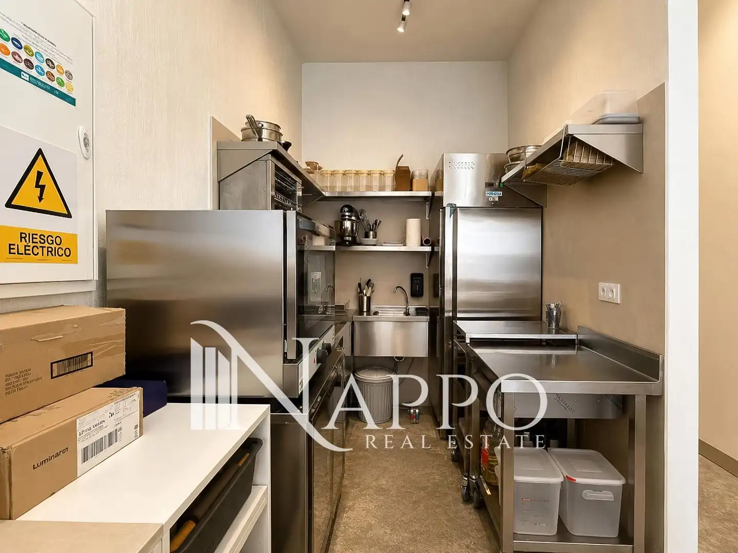 Cocina de Local en venta en  Palma de Mallorca con Aire acondicionado, Amueblado y Alarma